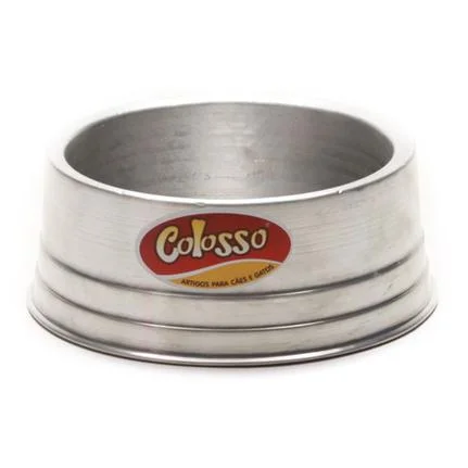 Comedouro Aluminio Pesado Colosso Extra Grande