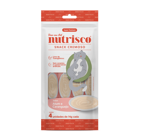 SNACK CREMOSO NUTRISCO ATUM E CARANGUEJO 56GRS
