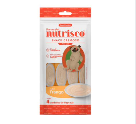 Snack Cremoso Nutrisco Caes Frango 56grs