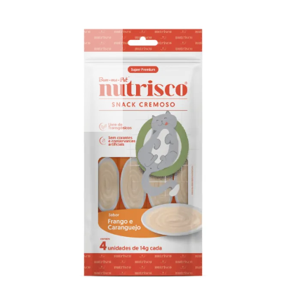SNACK CREMOSO NUTRISCO FRANGO E CARANGUEJO 56GRS