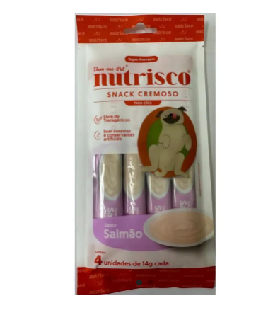 SNACK CREMOSO NUTRISCO SALMAO CAES 56GRS