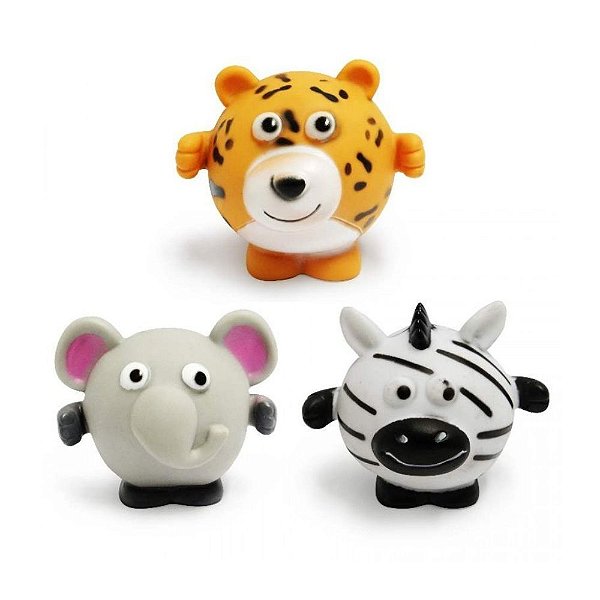 Brinquedo Pet de Vinil Mix Animals Diversão para Cães