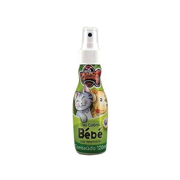 Deo Colônia para Cães e Gatos Fragrância Bébé 120ml CatDog
