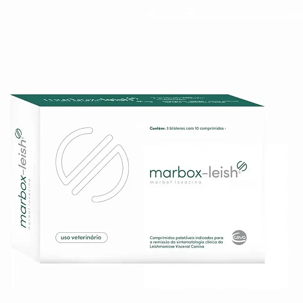 MARBOX-LEISH 60mg Ceva Tratamento da Leishmaniose Canina