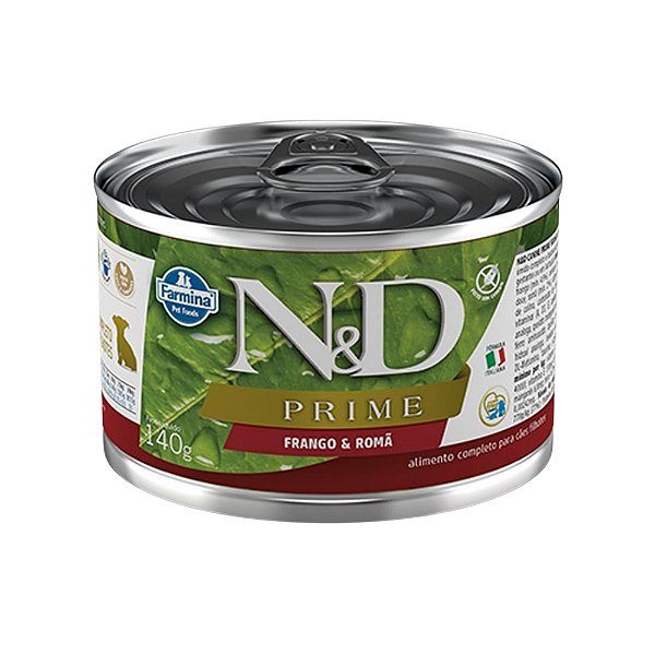 Ração Úmida N&D Prime para Cães Adultos Sabor Frango 140g