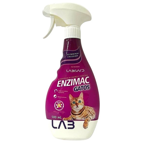 Eliminador de Odores e Manchas Pearson Enzimac Spray Gatos 500ml