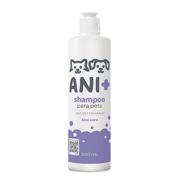 Shampoo Ani+ para Cães e Gatos Fragrância Aloe Vera 500ml