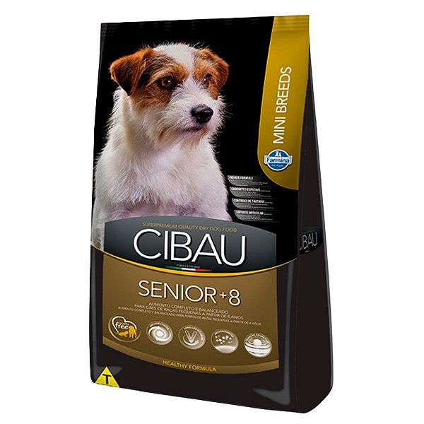 Ração Cibau Mini Breeds Sênior Cães Adultos Raças Pequenas 1kg