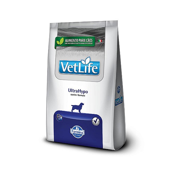 Ração Vet Life Natural Cães UltraHypo Raças Pequenas 2kg