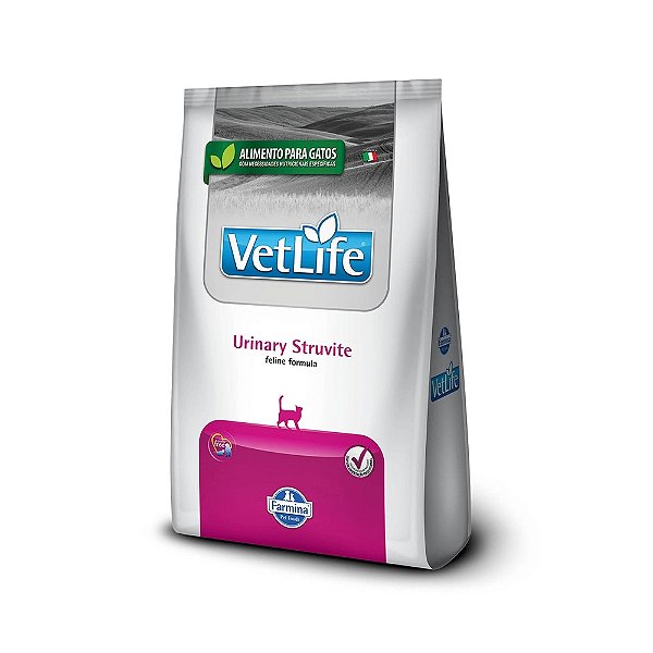 Ração Vet Life Natural Urinary Struvite para Gatos Adultos 400g