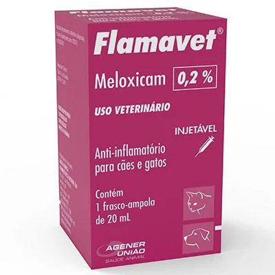 Flamavet® Injetável 0,2% (Meloxicam) 20 mL