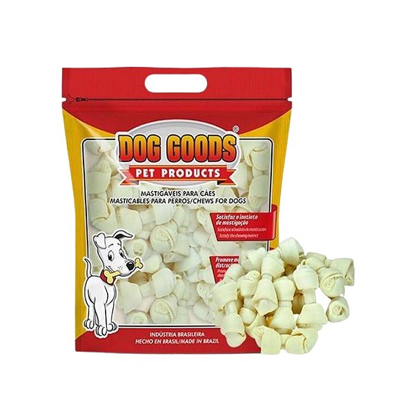 Petisco Osso Nó Natural para Cães Nutritivo Nº 2/3 1kg