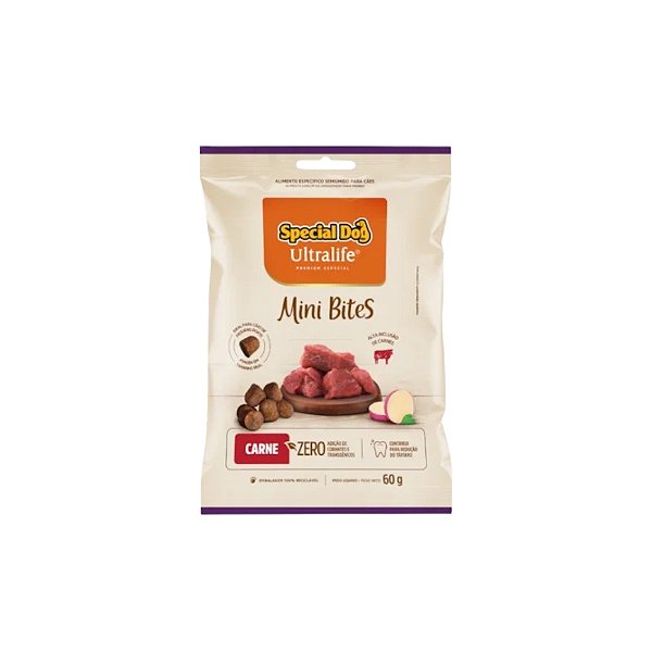 Bifinho Special Dog Ultralife Mini Bites Cães Pequenos 60g