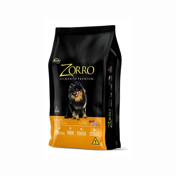 Ração Zorro para Cães Adultos Raças Pequenas 15Kg