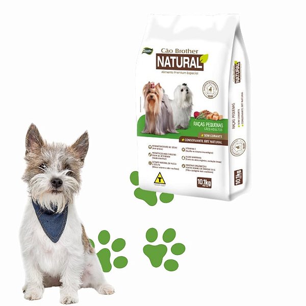 Ração Cão Brother para Cães Adultos Raças Pequenas 10,1Kg