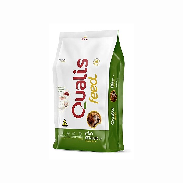 Ração Qualis Fórmula Essencial para Cães Sênior +7 Todas as Raças 2Kg