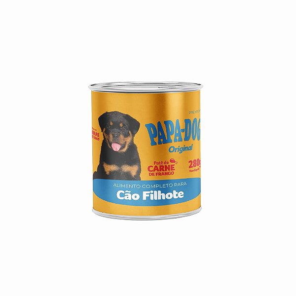 PATE PAPA DOG FILHOTE CARNE FRANGO