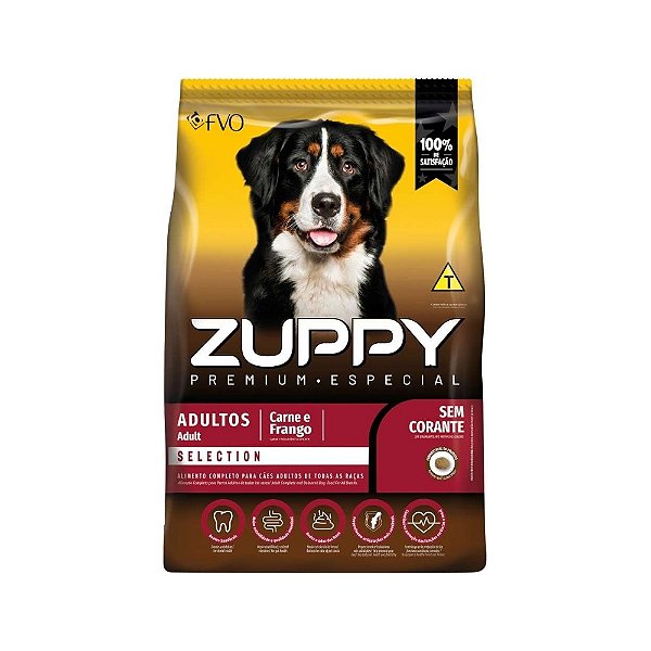 Ração Zuppy Selection Premium Especial para Cães Adultos Carne e Frango 15kg