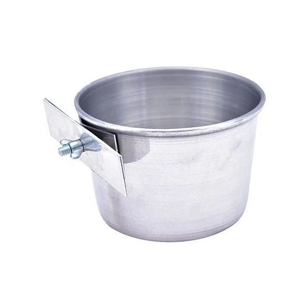 Caneca Borboleta de Alumínio Grande para Papagaio e Pássaros