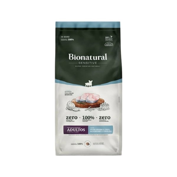 Ração Bionatural Prime Cães Adultos Raças Pequenas Sensitive 2,5kg