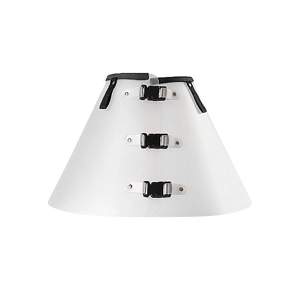 Colar Elizabetano para Pets Cor Branco Tamanho 9 da Matso