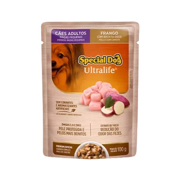 Sache Special Dog Ultralife para Cães Porte Pequeno Frango 100g