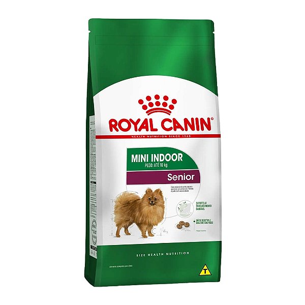 Ração Royal Canin Mini Indoor Sênior para Cães Idosos de Porte Pequeno 2.5kg