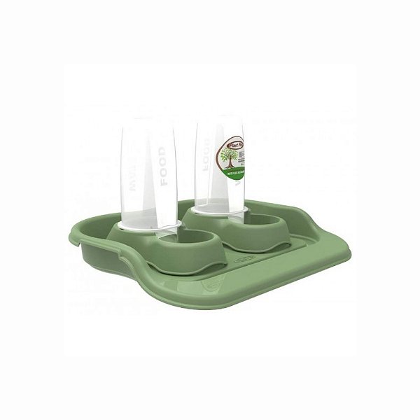 Comedouro e Bebedouro Flex Gourmet para Cães e Gatos 1500ml