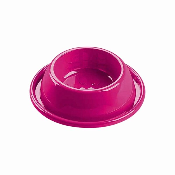 Comedouro Plástico Anti Formiga Médio Rosa 900ml