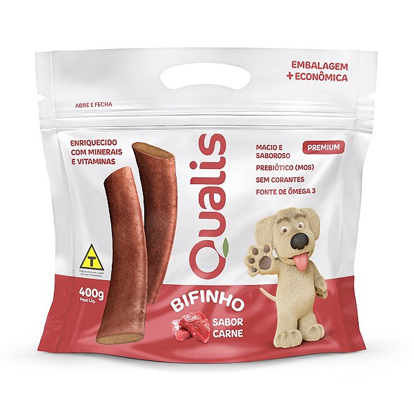 Bifinho Qualis Sabor Carne 400g