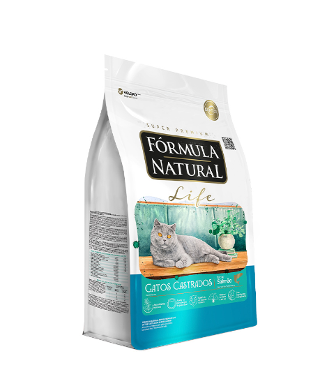FORMULA NATURAL LIFE GATO CAST SALMAO 15KG