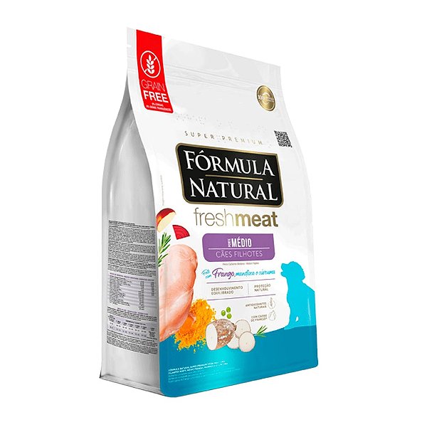 Fórmula Natural Fresh Meat Filhote Médio 12kg