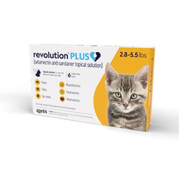 REVOLUTION PLUS GATO 0,25 ML (1,25 A 2,5KG) 3 BISNAGAS