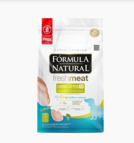 FORMULA NATURAL FRESH MEAT CAO CONTROLE DE PESO MIN/PQ 10,1KG
