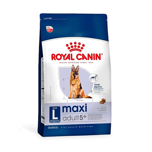 Ração Royal Canin Maxi Adult 5+ Cães 12kg