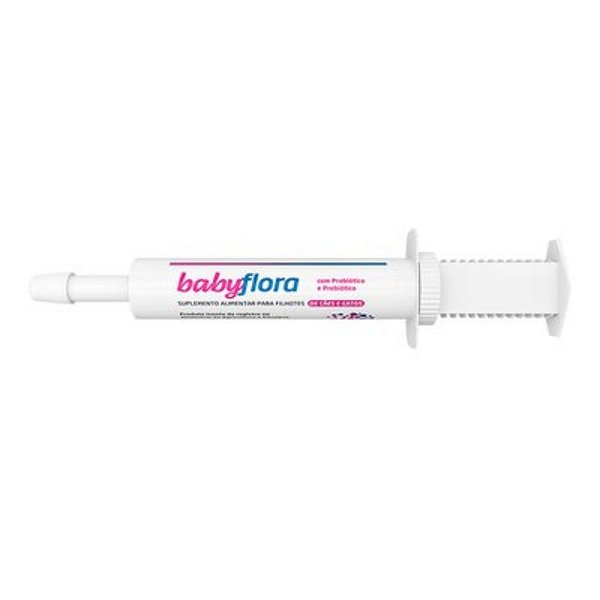Suplemento Probiótico Avert Babyflora para Cães e Gatos 10g