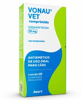 Vonau Vet 18mg 10 Comprimidos Antiemético para Cães e Gatos