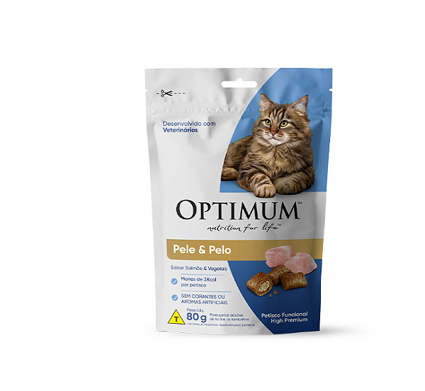 OPTIMUM CAT ANTI BOLA PELO 80GR