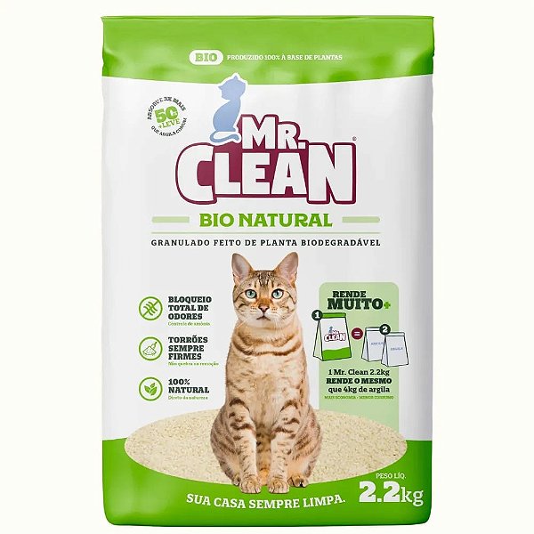 Granulado Sanitário Mr Clean Bio 2,2kg