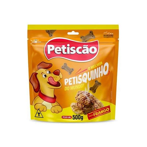 Petisquinho Petiscão para Cães Sabor Frango 500g