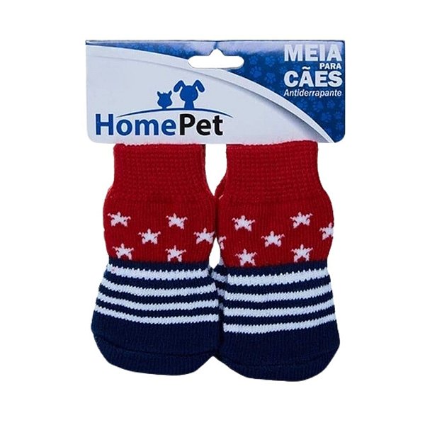 Meia com Antiderrapante para Cães Porte Pequeno Tamanho M