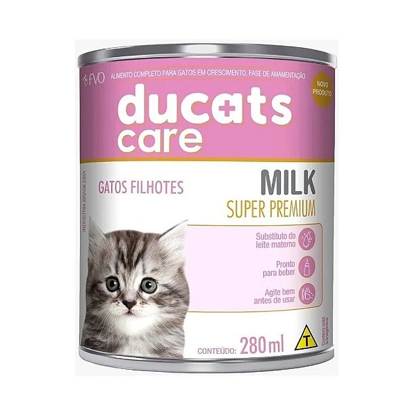 Suplemento Vitamínico Ducats Care Milk Para Gatos 280ml