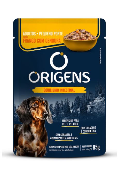 Sachê Origens Cão Pequeno Porte Frango 85g