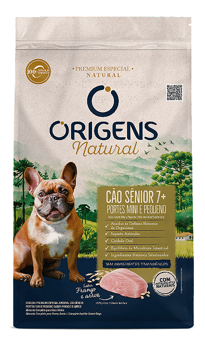 ORIGENS NATURAL CAO SENIOR MIN/PEQ FRANGO 1KG