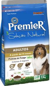Ração PremieR Seleção Natural Cães Adultos Frango com Vegetais 2,5kg