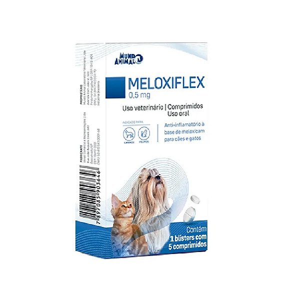 Meloxiflex 0,5mg Cartela com 5 Comprimidos