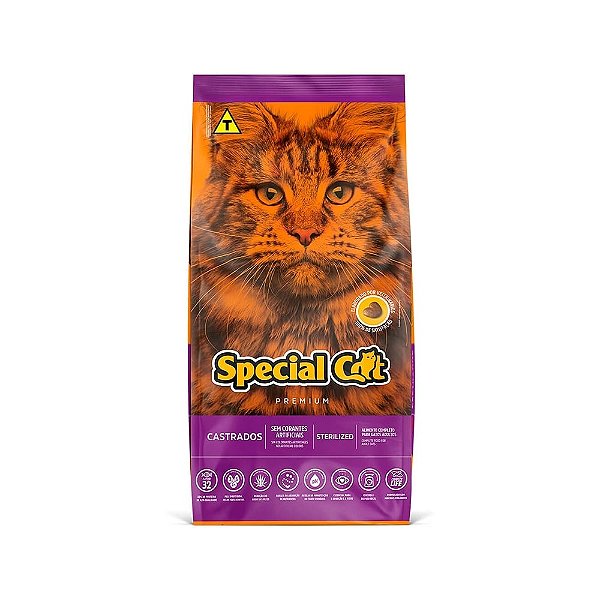 Ração Special Cat Premium para Gatos Adultos Castrados 20kg