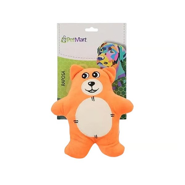 Brinquedo de Pelúcia Raposa Petmart para Cães