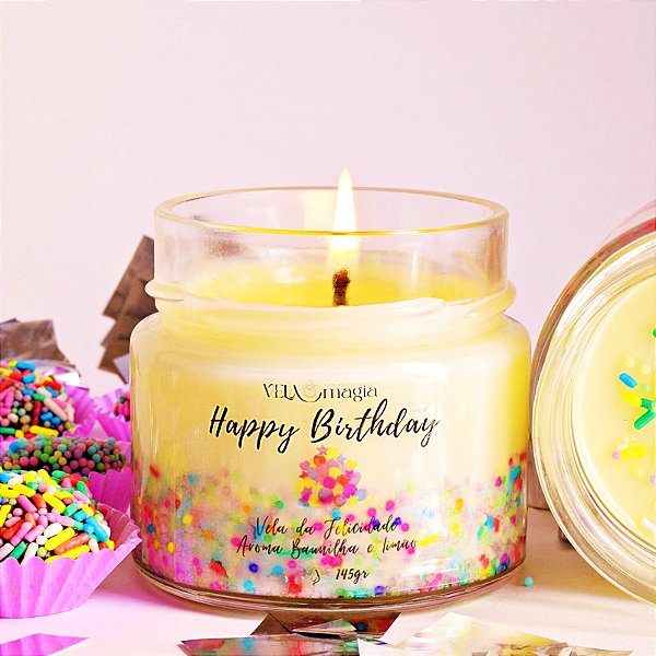 VELA HAPPY BIRTHDAY - FELICIDADE 145G