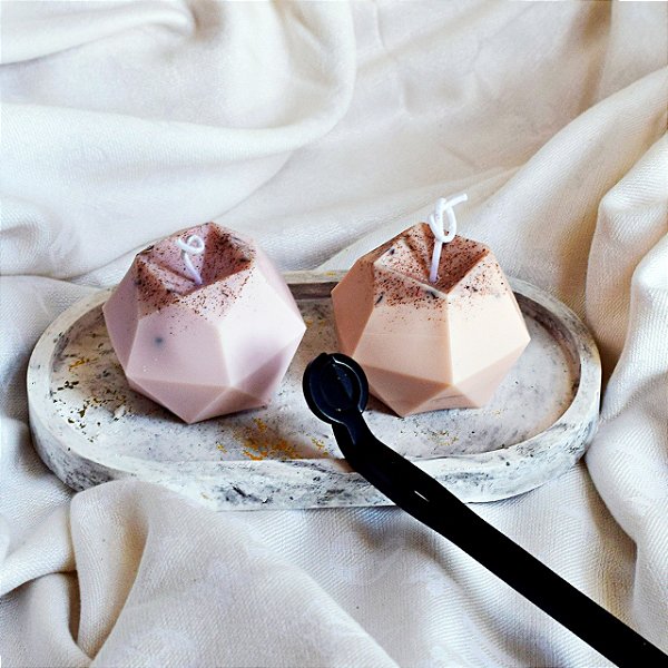 KIT VELAS DIAMANTE + APARADOR